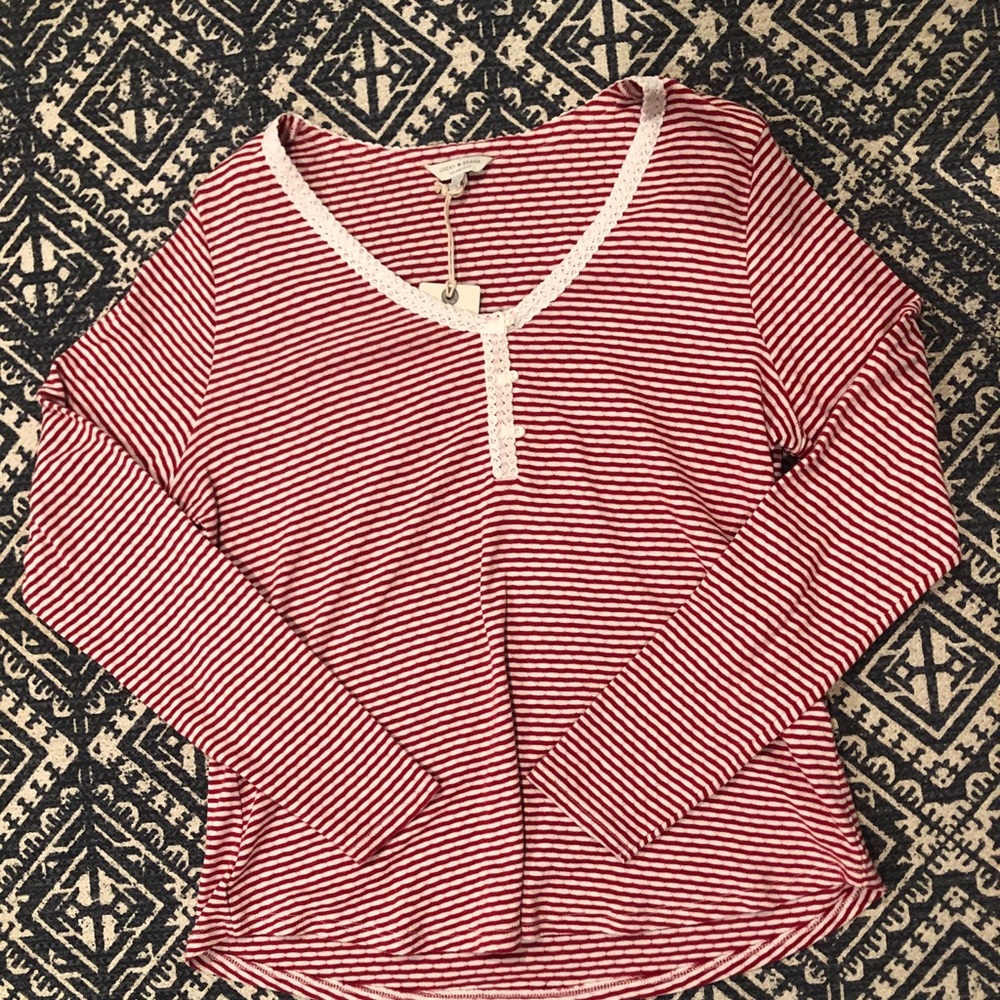 Lucky Brand Striped Long Sleeve Shirt